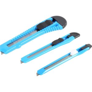 Hobbykniv sæt - 3 stk. - Blå