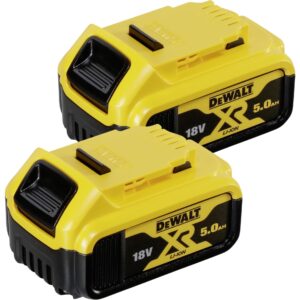 DeWalt DCB184P2-XJ 18V XR 5,0Ah Batterisæt – 2 stk. batterier