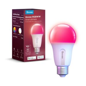 Govee Smart WiFi & Bluetooth LED Pære – 800 lm