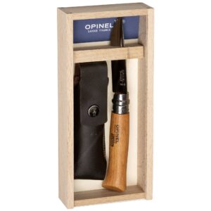 Opinel No. 08 Carbon Foldekniv med Skede
