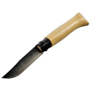 Opinel No. 08 Black Blade – Inklusiv Træboks