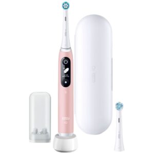 Oral-B iO Series 6 Elektrisk Tandbørste – Pink Sand med Etui