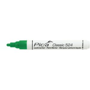 Pica Classic Industriel Malemarker 2-4 mm, Rund Spids, Grøn