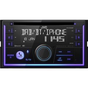 JVC KW-DB95BT – 2-DIN DAB+ bilradio med Bluetooth & Alexa