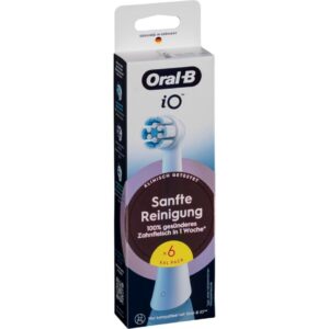 Oral-B iO Børstehoveder – Skånsom Rengøring (6 stk.)