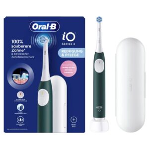 Oral-B iO Series 2 Elektrisk Tandbørste – Forest Green med Rejseetui