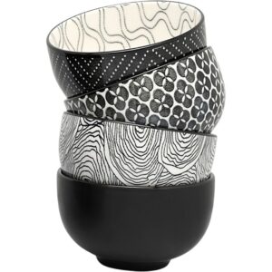 Bredemeijer Tea cup Pucheng porcelain set of 4 bl/wh 152004