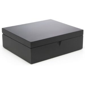Bredemeijer Tea Bag Box with 6 Compartments, black 184006