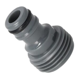 3/4" gevindnippel til haveslange – ABS plast