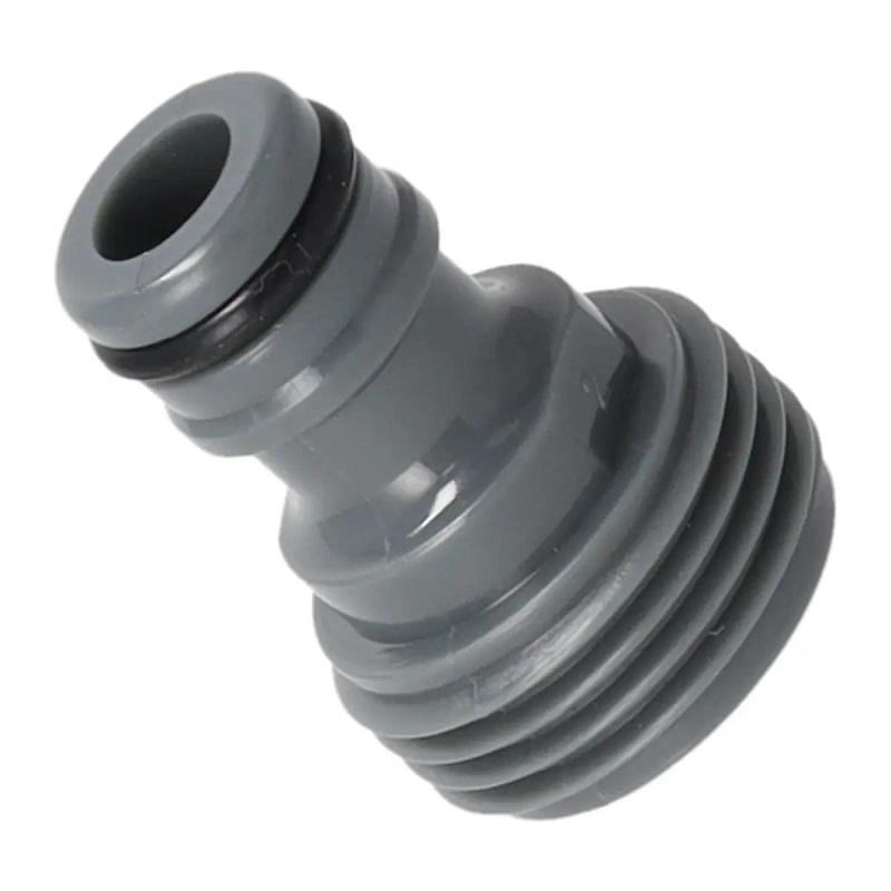 3/4" gevindnippel til haveslange – ABS plast